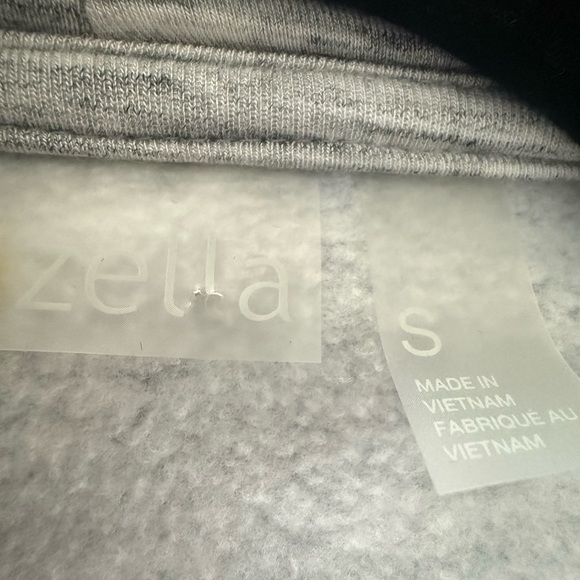 Zella Gray Cardigan Sweater Open Front - Picture 9 of 12